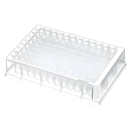 Eppendorf VB-0430 Deepwell DNA LoBind PCR-Reinigungsplatte, 96 Plätze, 500µL, Klar Gut mit Weißem Rand, 40 Stück von Eppendorf