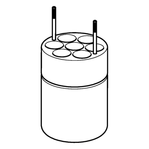 Eppendorf VB-2550 Adapter für 7 x 16mm Ø Rundbodengefäße und FA-6x250 Rotor, 2 Stück von Eppendorf