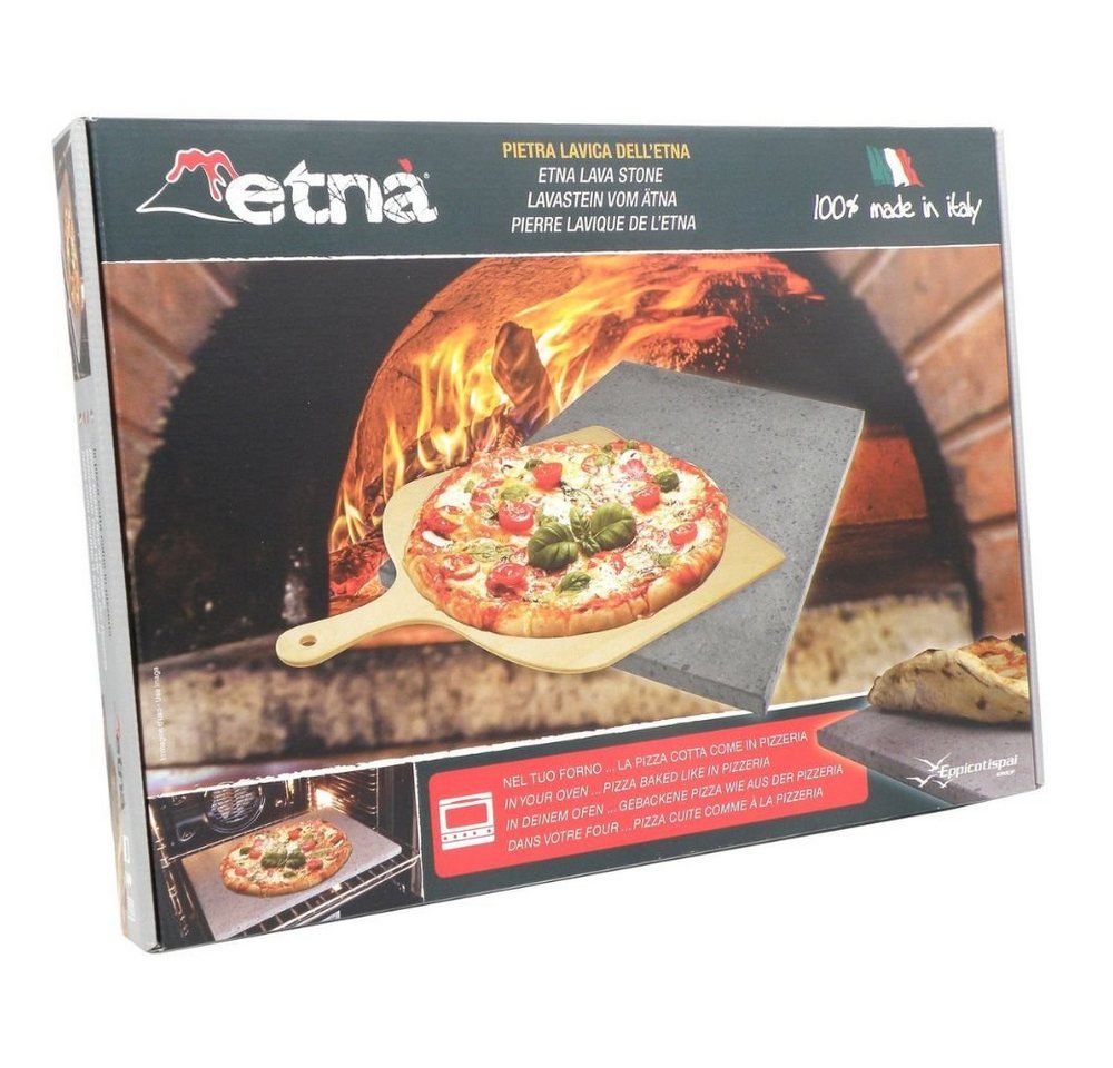 Eppicotispai Pizzamesser EPPICOTISPAI Pizzastein Etna mit Pizzaschieber von Eppicotispai