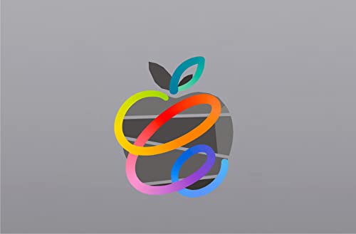 EppoBrand 2x Retro Spring Event Aufkleber für Apple Air Pro Macbook mit Nicht Leuchtende Logo von EppoBrand