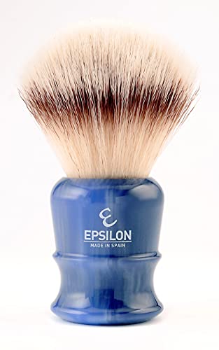 Epsilon Extra weicher Synthetik-Rasierpinsel Griff Blau 50/26 mm, Standard, Único von Epsilon