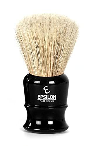 Epsilon Fan Shape Rasierpinsel, weiß, 27 mm, Standard, einzigartig von Epsilon