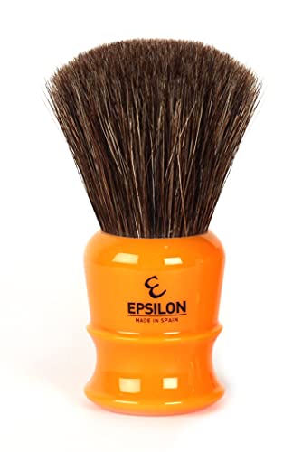 Epsilon Rasierpinsel Pferd Braun Fan Shape Butterscotch 26 mm, Standard, Único von Epsilon