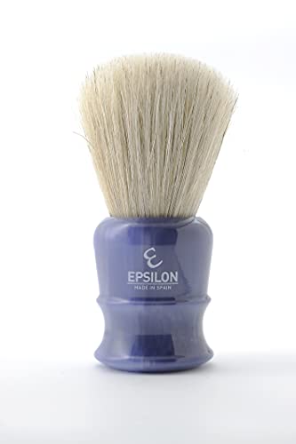 Epsilon Rasierpinsel Pferd Weiß Fan Shape 26 mm, Standard, Einzigartig von Epsilon