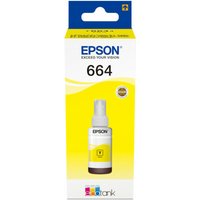 664 Original Tintenbehälter Gelb für EcoTank 70ml 7.500 Seiten T6644 (C13T664440) - Epson von Epson