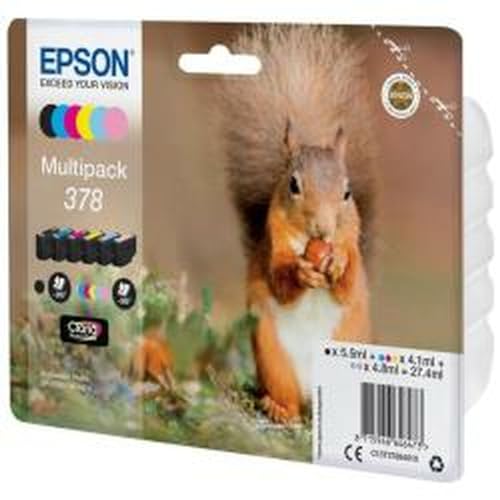 CARTUCHO TINTA MULTIPACK 6 COLORES 378 FOTOHD BL EPSON von Epson