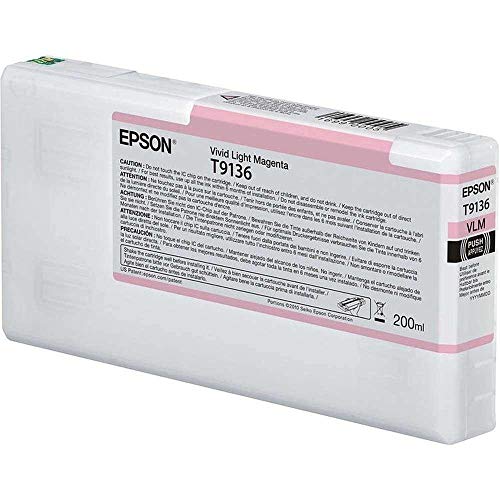 EPSON T9136 Vivid Light Magenta Ink Cartridge (200ml) von Epson