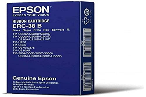 Epson/ERC-38 / black & TM300A 300B 300C, C43S015374, Schwarz von Epson