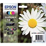 Epson 18XL Original Tintenpatrone C13T18164012 Schwarz, cyan, magenta, gelb 4 Stück Multipack von Epson