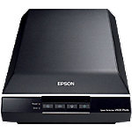 Epson A4 Flachbettscanner V600 Photo 6,400 x 9,600 dpi Netzwerkompatibel Schwarz von Epson