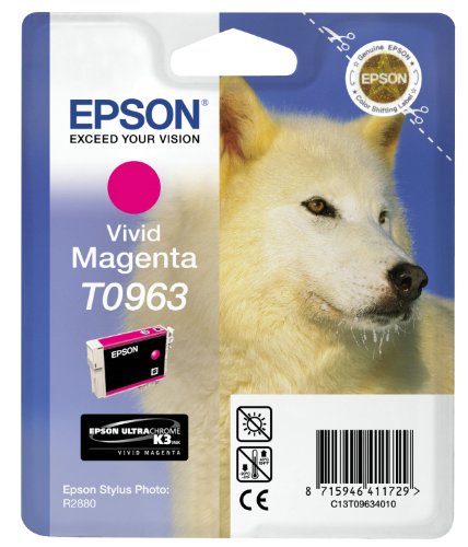 Epson C13T09634010 – Epson Stylus T0963, Tintenpatrone, magenta R2880 Vivo von Epson