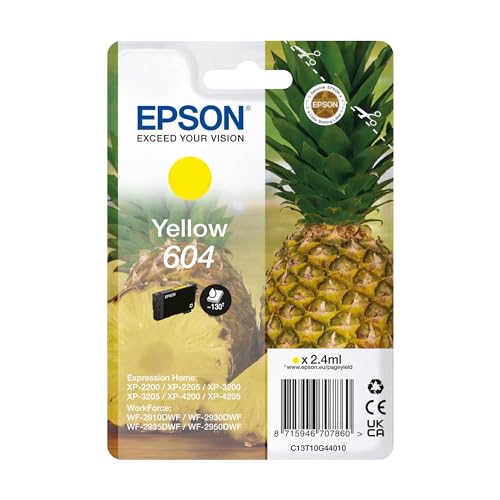 Epson C13T10G44010 604 Tintenpatrone, Gelb von Epson