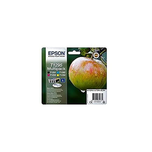 Epson C13T12954010 Tintenpatrone, Schwarz, Blau, Rosa, Gelb von Epson