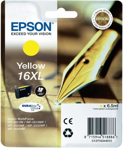 Epson C13T16344012 Original Tinte für Workforce "2010/2510", XL gelb von Epson