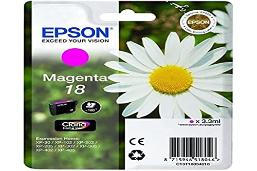 Epson C13T18034022 Magenta Original Tintenpatronen Pack of 1 von Epson