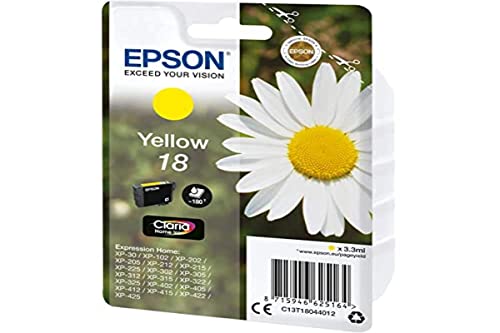 Epson C13T18044022 Gelb Original Tintenpatronen Pack of 1, 3,3ml von Epson