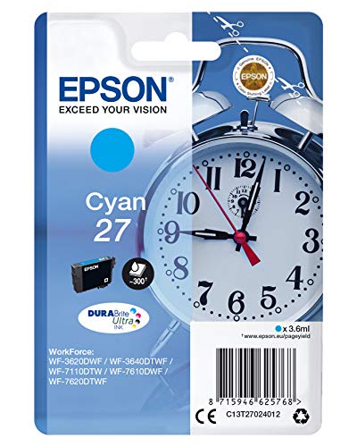 Epson C13T27024022 Cyan Original Tintenpatronen Pack of 1 von Epson