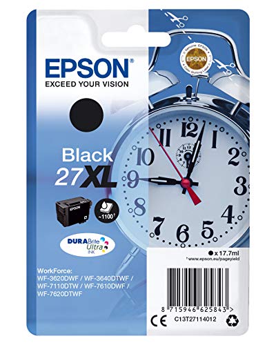 Epson 235M192 C13T27114022 Schwarz Original Tintenpatronen Pack of 1 von Epson