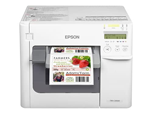 Epson C31CD54012CD "TM C3500" Tintenstrahl Farbe Etikettendrucker von Epson