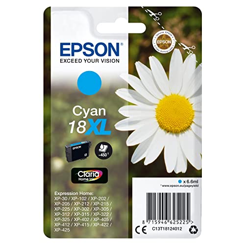 Epson CARTUCHO CIAN 18XL CLARIA Home Pack 1 Expression Home XP-/102/205/305/405 von Epson