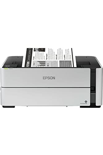 Epson EcoTank M1170 – Integrierter Tintenstrahldrucker – 1200 x 2400 DPI, A4, 39 ppm, USB 2.0, Duplex, C11CH44402 von Epson