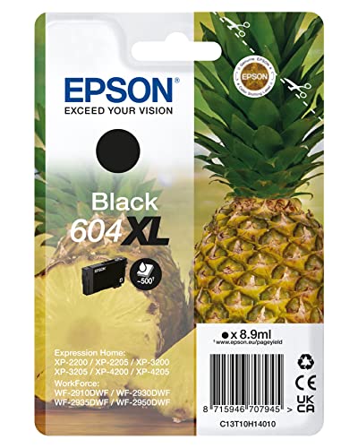 Epson Orginal 604XL Tinte Ananas Singlepack schwarz XL, XP-2200 XP-2205 XP-3200 XP-4205 WF2910DWF WF2930DWF WF2950DWF, ReadyPrint Flex-Tintentarife Epson Orginal 604XL Tinte Ananas Singlepack schwarz XL, XP-2200 XP-2205 XP-3200 XP-4205 WF2910DWF WF2930DWF WF2950DWF, ReadyPrint Flex-Tintentarife von Epson