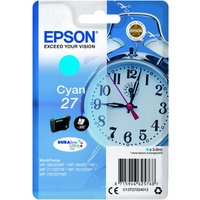 Epson Original 27 Wecker Druckerpatrone - cyan (C13T27024012) von Epson