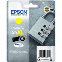 Epson Original 35XL Schloss Druckerpatrone gelb 1900 Seiten 20,3ml (C13T35944010) von Epson