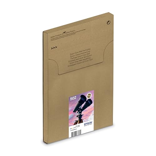 Epson Original 502 Tinte Fernglas Multipack 4-farbig Standard, XP-5100 XP-5105 XP-5150 XP-5155 WF-2860DWF WF-2865DWF WF-2880DWF WF-2885DWF, EasyMail, ReadyPrint Flex-Tintentarife Epson Original 502 Tinte Fernglas Multipack 4-farbig Standard, XP-5100 XP-5105 XP-5150 XP-5155 WF-2860DWF WF-2865DWF WF-2880DWF WF-2885DWF, EasyMail, ReadyPrint Flex-Tintentarife von Epson