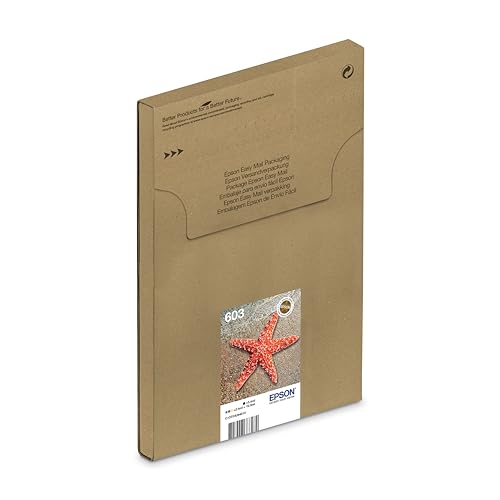 Epson Original 603 Tinte Seestern Multipack 4-farbig Standard, WF-2820DWF WF-2830DWF WF-2840DWF WF-2850DWF XP-2100 XP-2150 XP-3100 XP-3150 XP-4100 XP-4150, EasyMail, ReadyPrint Flex-Tintentarife Epson Original 603 Tinte Seestern Multipack 4-farbig Standard, WF-2820DWF WF-2830DWF WF-2840DWF WF-2850DWF XP-2100 XP-2150 XP-3100 XP-3150 XP-4100 XP-4150, EasyMail, ReadyPrint Flex-Tintentarife von Epson