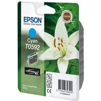 Epson Original T0592 Druckerpatrone cyan 520 Seiten 13ml (C13T05924010) von Epson
