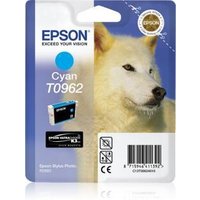 Epson Original T0962 Druckerpatrone UltraChrome K3 - cyan (C13T09624010) von Epson
