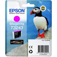 Epson Original T3243 Druckerpatrone Magenta 14ml (C13T32434010) von Epson