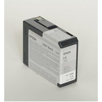 Epson Original T5807 Druckerpatrone schwarz hell 80ml (C13T580700) von Epson