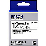 Epson Schriftband LK-4WBN weiß 12 mm von Epson