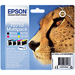 Epson T0715 Original Tintenpatrone C13T07154012 Schwarz, cyan, magenta, gelb 4 Stück Multipack von Epson