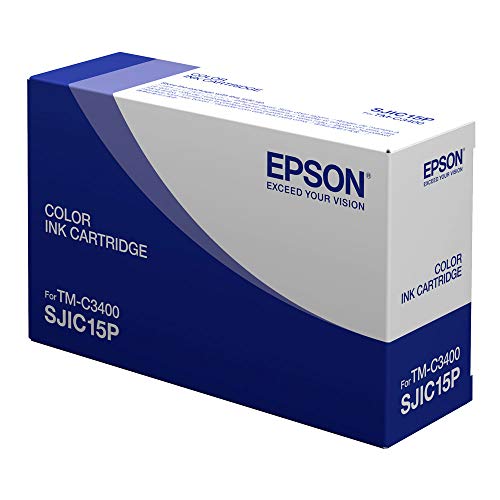 Epson 3 Farben TM-C3400 Tintenpatronen (Cyan, Magenta, Gelb, TM-C3400, 1 Stück) von Epson
