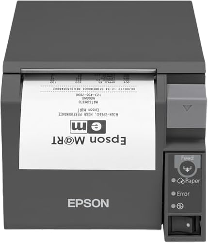 Epson TM-T70II (024b0) – POS-Terminal (verkabelt, Thermal POS, 80 mm, 56/42, USB, USB Type) von Epson