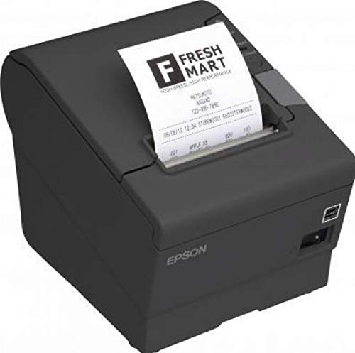 Epson TM T88V - Quittungsdrucker - SW - Thermozeile - 8cm Rolle - seriell, USB (C31CA85082) (Zertifiziert und Generalüberholt) von Epson