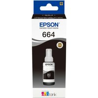 Epson - 664 Original Tintenbehälter Schwarz für EcoTank 70ml 4.500 Seiten T6641 (C13T664140) von Epson