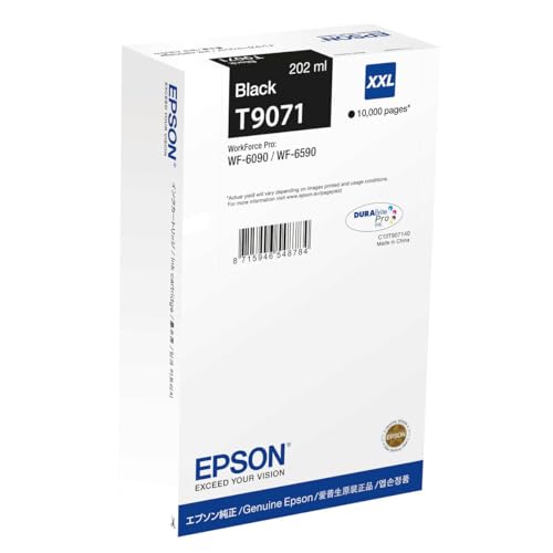 Epson Tinte schwarz 202.0ml WF Pro 6XXX, XXL von Epson