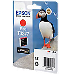 Epson Tintenpatrone T3247 Rot, Original, Pigmentbasierte Tinte, Epson, SureColor SC-P400, 1 Stück von Epson