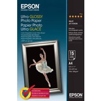 Epson Ultra Glossy Photo Paper C13S041927 Fotopapier 300 g/m² 15 Blatt Hochglänzend von Epson