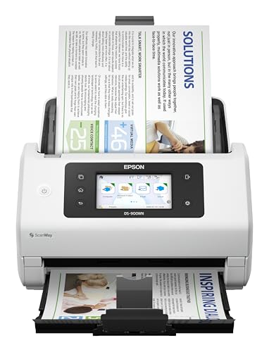 Epson Workforce DS-900WN - Dokumentenscanner - Duplex - A4/Legal - 600 DPI x 600 DPI - bis zu 70 Seiten/Min. (einfarbig) / bis zu 70 Seiten/Min. (Farbe) - USB 3.2 Gen 1x1, Giga von Epson