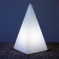 Epstein-Design Pyramide CCT-LED Außenleuchte mit ZigBee Höhe: 54 cm, weiß von Epstein-Design