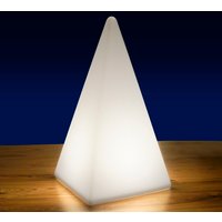 Epstein-Design Pyramide RGB-LED Akkuleuchte Höhe: 54 cm, weiß Epstein-Design Pyramide RGB-LED Akkuleuchte Höhe: 54 cm, weiß von Epstein-Design