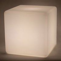 Epstein-Design Würfel RGB-LED Akkuleuchte 45 cm, weiß von Epstein-Design