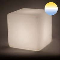 Epstein-Design Würfel LED Akkuleuchte 35 cm, weiß von Epstein-Design