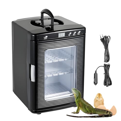 EpyGnom 25L Reptile Egg Incubator for Hatching Eggs with Temperature Control & LED Lighting for Chameleon Lizard Turtle Scientific Lab Cooling and Heating Thermostat Box 5℃-60℃ Black EpyGnom 25L Reptile Egg Incubator for Hatching Eggs with Temperature Control & LED Lighting for Chameleon Lizard Turtle Scientific Lab Cooling and Heating Thermostat Box 5℃-60℃ Black von EpyGnom
