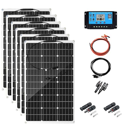EpyGnom Solarpanel Photovoltaik Solarmodul 300W 18V Monokristallin Hohe Leistung Solarpanel Solarzelle Kit für 12V Kfz Batterie 40A Solarladeregler für Wohnmobil Camping Gartenhaus 6 * 300W EpyGnom Solarpanel Photovoltaik Solarmodul 300W 18V Monokristallin Hohe Leistung Solarpanel Solarzelle Kit für 12V Kfz Batterie 40A Solarladeregler für Wohnmobil Camping Gartenhaus 6 * 300W von EpyGnom